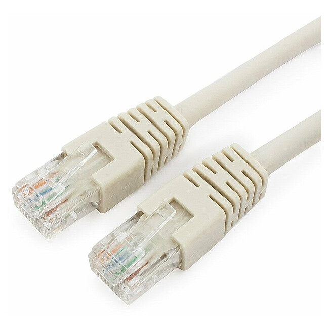 Патч-корд Cablexpert PP12-0.5m кат.5e, 0.5м, литой, многожильный (серый)