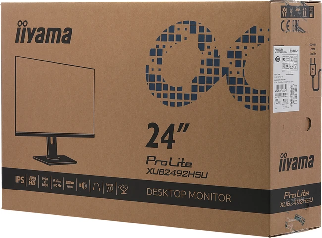 Монитор Iiyama ProLite XUB2492HSU-W6 белый