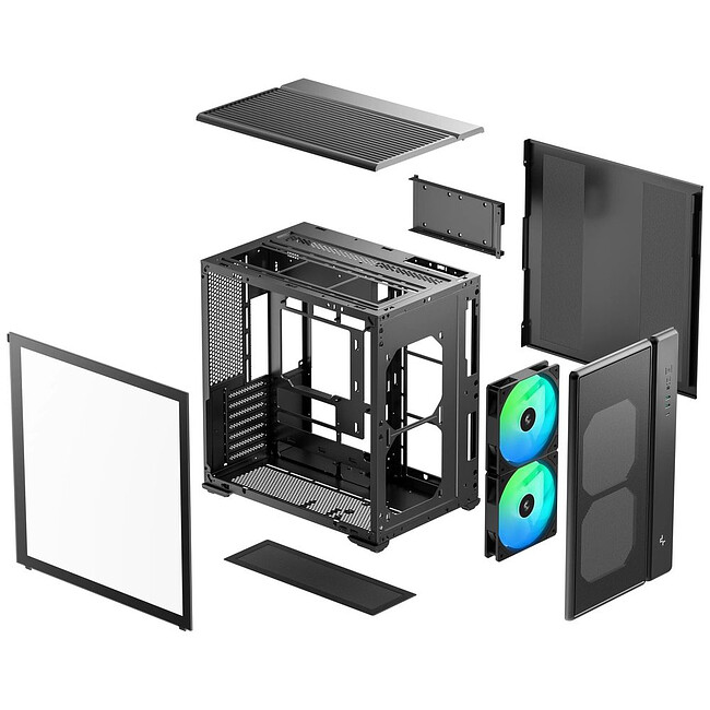Корпус Deepcool CG590 Mesh 2F без БП (R-CG590MESH-BKANA2-G)