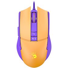 Мышь A4Tech Bloody L65 Max желтый/фиолетовый