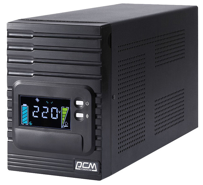 Источник бесперебойного питания Powercom Smart King Pro+ (SPT-1000-II LCD)