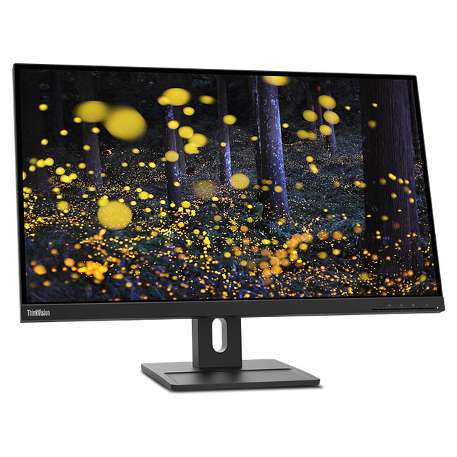 Монитор Lenovo ThinkVision E27q-20 черный (62D0GAT1UK)