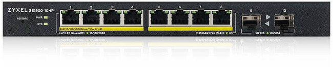 Коммутатор Zyxel GS1900-10HP-EU0102F