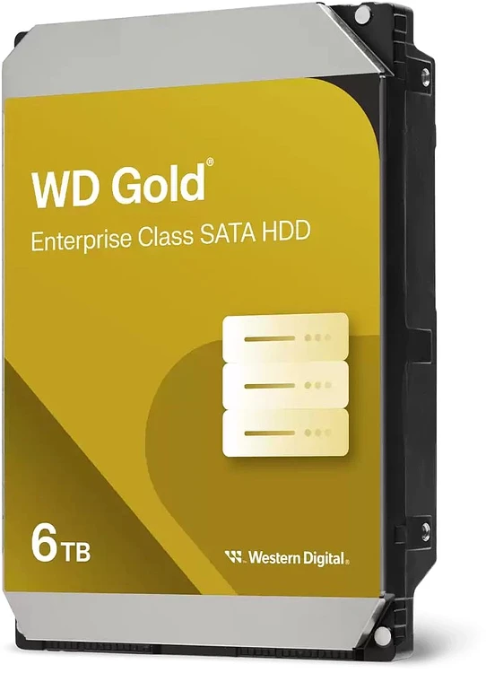 Жесткий диск WD Gold 6TB (WD6004FRYZ)