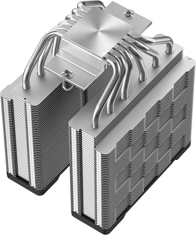 Кулер для процессора DeepCool AG620 G2 ARGB черный (R-AG620-BKAMMG2-G)