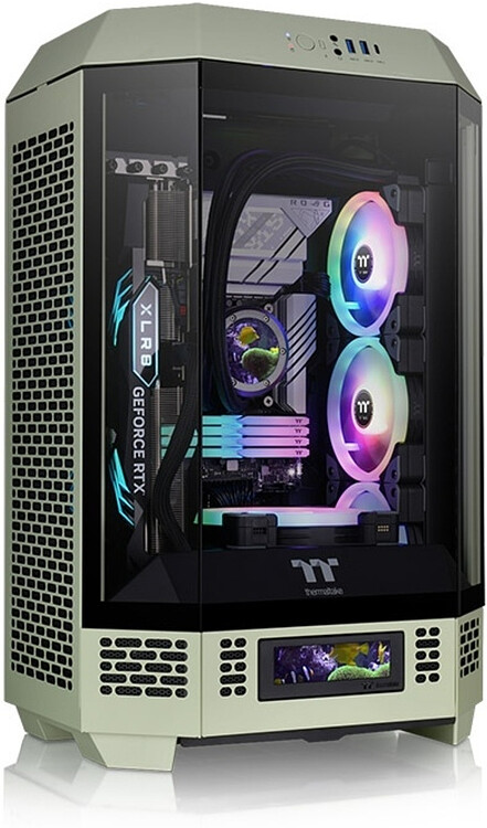 Корпус Thermaltake The Tower 300 Matcha Green без БП зеленый (CA-1Y4-00SEWN-00)