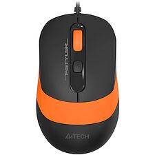 Мышь A4Tech Fstyler FM10S черный/оранжевый