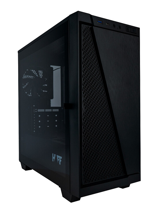 Корпус HAFF Bind mATX без БП черный