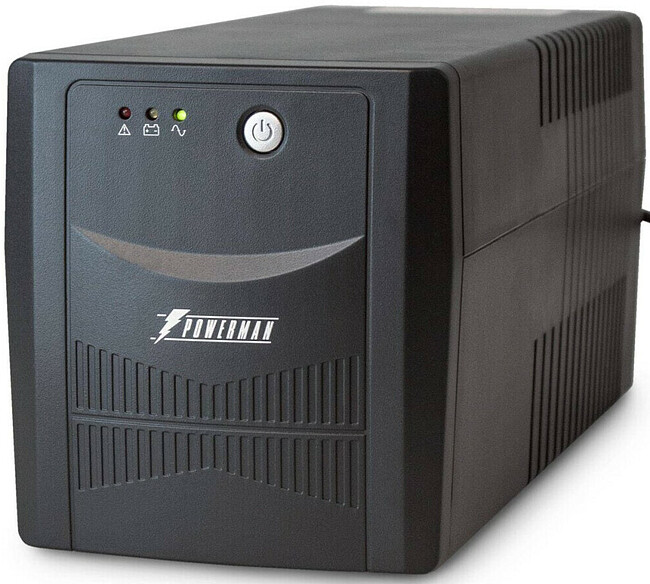 Источник бесперебойного питания PowerMan UPS BackPro 1050 Plus (6152121)