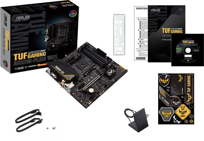 Материнская плата ASUS TUF Gaming A520M-Plus WiFi (90MB17F0-M0EAY0)