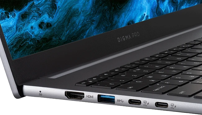 Ноутбук Digma Pro Pactos Dark Grey (DN16P3-8CXW01)