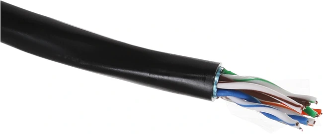 Кабель витая пара TWT TWT-5EFTP-XS-OUT черный