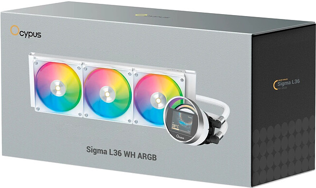 Система жидкостного охлаждения для процессора Ocypus Sigma L36 WH ARGB белый (Sigma-L36-WH3AAWWN00X-GL)