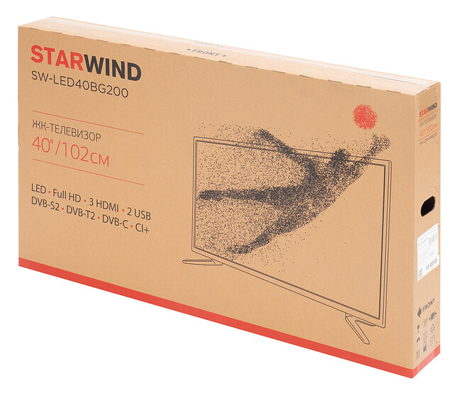 Телевизор StarWind SW-LED40BG200 черный