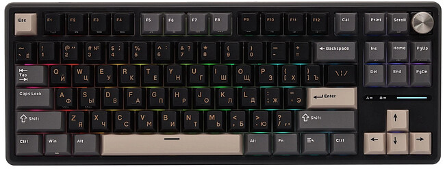 Клавиатура Royal Kludge RK R87 Pro Cream switch/Phantom