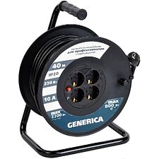 Удлинитель на катушке Generica УК40 (WKP10-10-04-40-G)