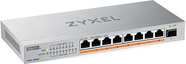 Коммутатор Zyxel XMG-108HP-EU0101F
