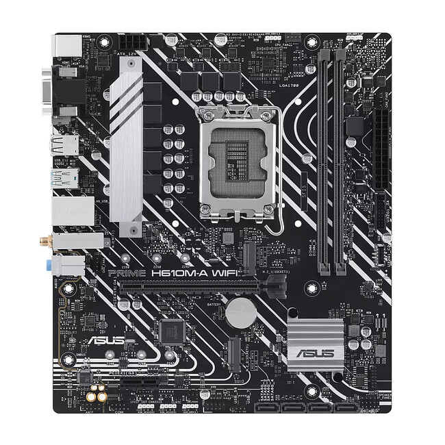 Материнская плата ASUS Prime H610M-A WiFi (90MB1G00-M0EAY0) Материнская плата ASUS Prime H610M-A WiFi (90MB1G00-M0EAY0)