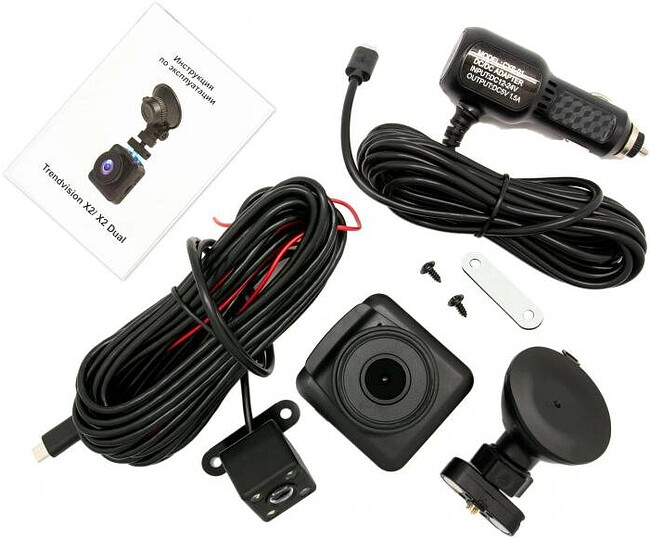 Автомобильный видеорегистратор TrendVision X2 Dual черный