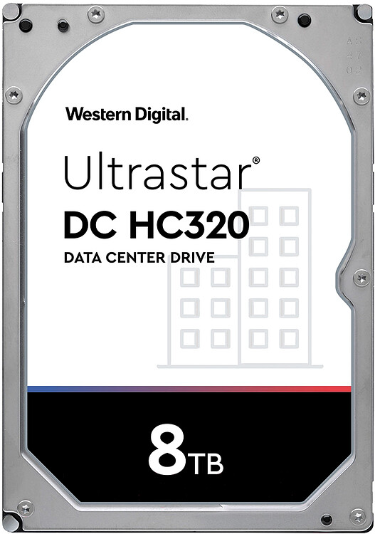 Жесткий диск WD Ultrastar DC HC320 8TB Bulk HUS728T8TAL5204 (0B36453)