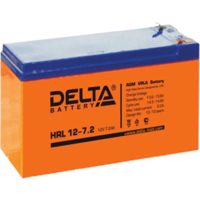 Аккумулятор для ИБП Delta HR 12-7.2