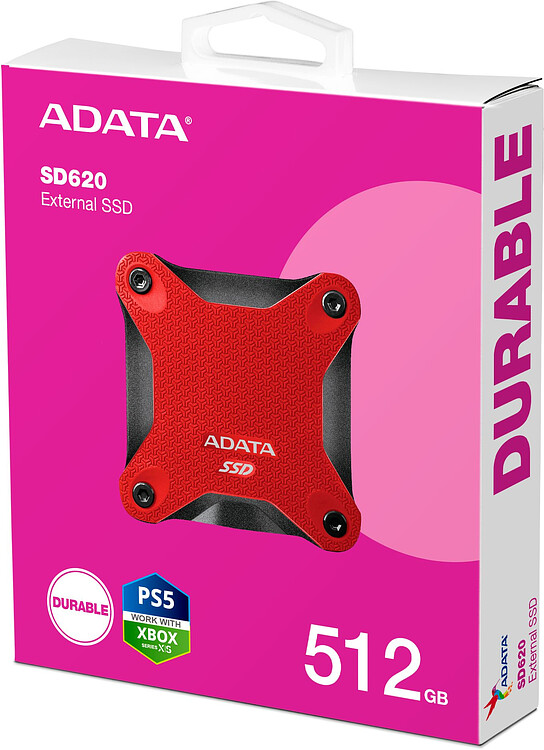 Внешний накопитель A-Data SD620 512GB красный (SD620-512GCRD)