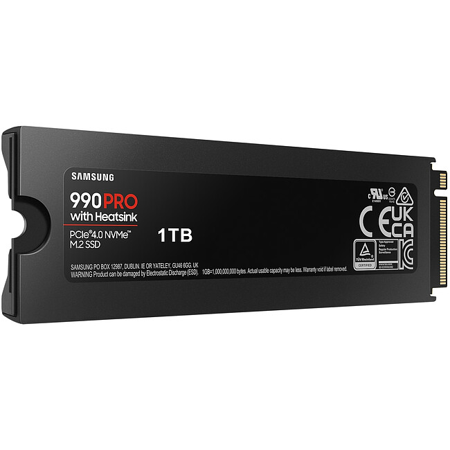 SSD диск Samsung 990 Pro 1TB Black (MZ-V9P1T0CW)
