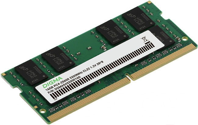 Оперативная память Digma DDR4 16Gb 3200MHz (DGMAS43200016D)