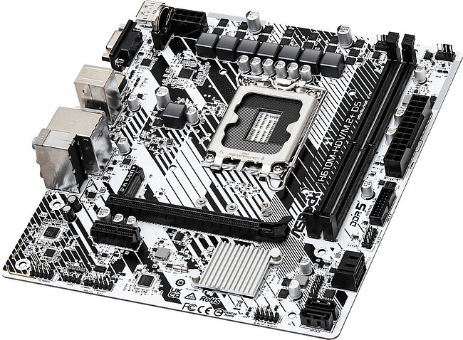 Материнская плата Asrock H610M-HDV/M.2+ D5 DDR5