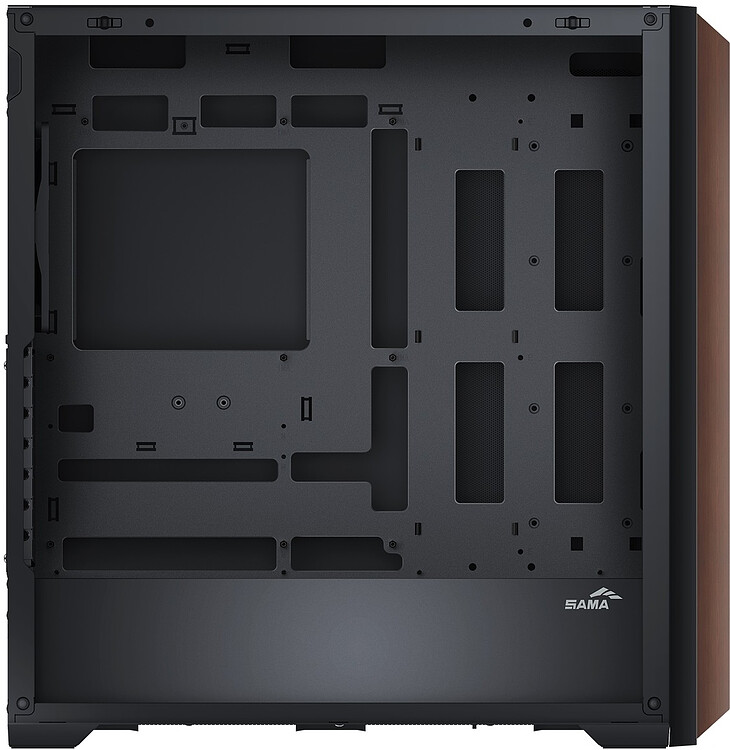 Корпус Sama Z60 BK черный (Z60-BKAWA4X1-GL)