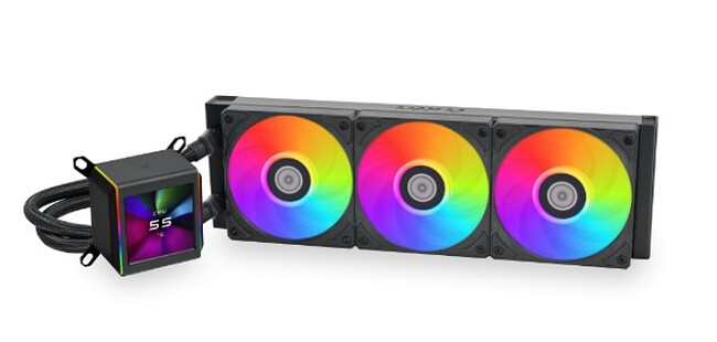 Кулер для процессора Lian Li Galahad II LCD 360 Black (G89.GA2ALCD36B.00)