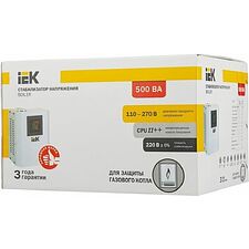 Стабилизатор напряжения IEK IVS24-1-00500 белый