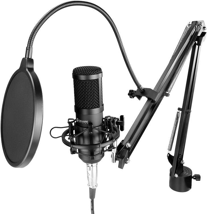 Микрофон Oklick SM-600G черный (1796784)