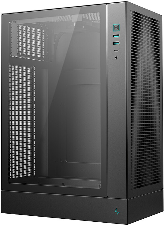 Корпус DeepCool CH170 Plus miniITX без БП черный (R-CH170-BKNGM0-G)