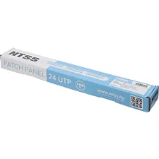 Патч-панель NTSS NTSS-PP-1U-24-UTP-RJ45-5E-D 19 1U