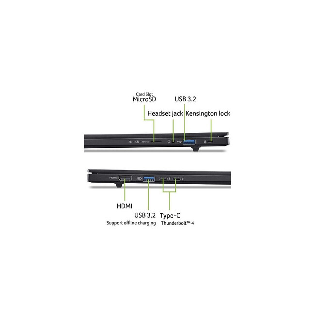 Ноутбук Acer Swift Go 16 SFG16-74-568D Black (NX.JNMCD.001)