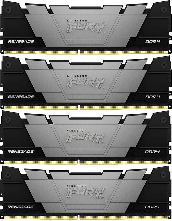 Оперативная память Kingston FURY Renegade 4x8GB DDR4 PC4-25600 (KF432C16RB2K4/32)