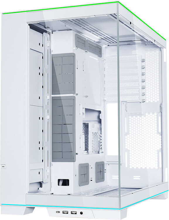 Корпус Lian Li O11 Dynamic EVO RGB E-ATX без БП белый (G99.O11DERGBW.00)