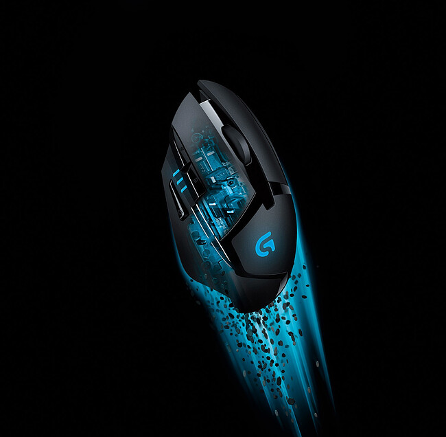 Мышь Logitech G402 Hyperion Fury Black (910-004073)