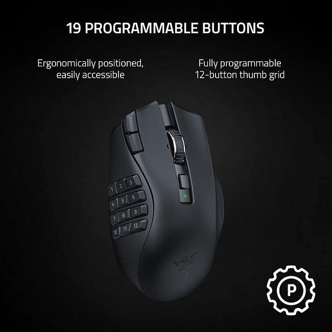 Мышь Razer Naga V2 HyperSpeed (RZ01-03600100-R3A1)