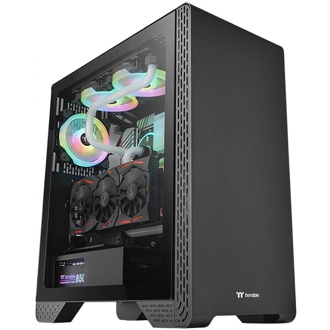 Корпус Thermaltake S300 TG без БП черный (CA-1P5-00M1WN-00)