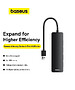 USB-хаб Baseus BS-OH080 Cluster Black (B0005280B111-02)