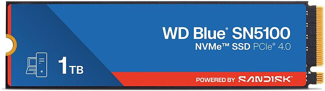 Внешний накопитель WD Blue SN5100 1TB (WDS100T5B0E WDC)