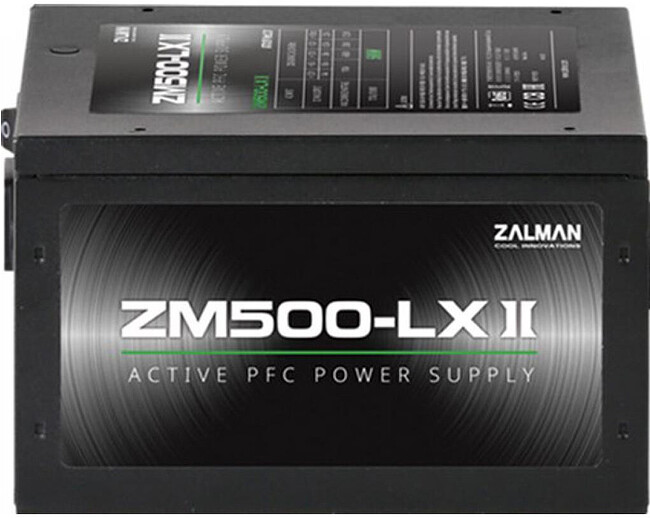 Блок питания Zalman ZM500-LXII