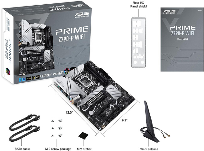 Материнская плата ASUS Prime Z790-P WiFi (90MB1CJ0-M1EAY0)
