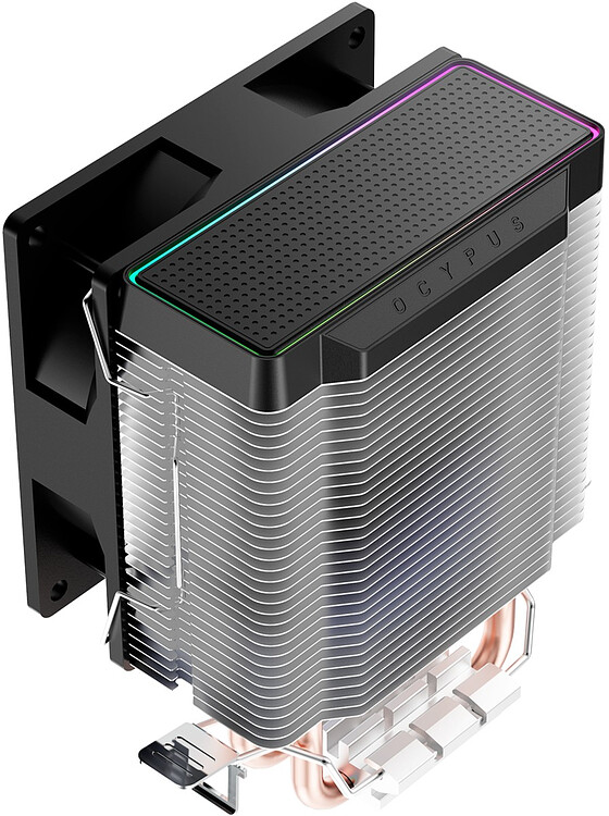 Кулер для процессора Ocypus Gamma A20 BK ARGB черный (Gamma-A20-BK1AAWN00F-GL)