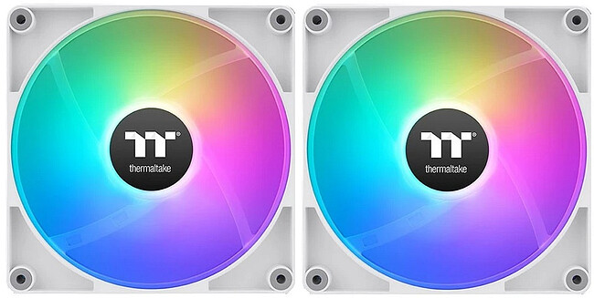 Вентилятор для корпуса Thermaltake CT120 Reverse ARGB Sync 2 Pack белый (CL-F175-PL12SW-A)