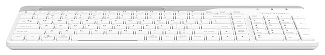 Клавиатура A4Tech Fstyler USB slim White белый/серый (FK25)