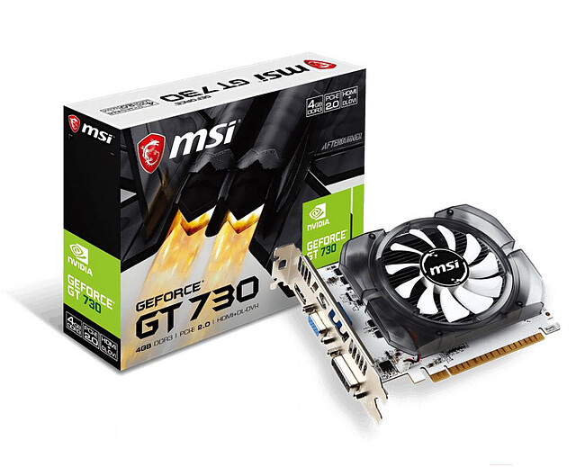 Видеокарта MSI GeForce GT 730 DDR3 4GB (N730-4GD3V2)