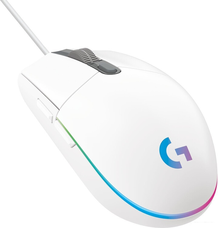 Мышь Logitech G102 LightSync белый (910-005809)